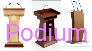 Podium hi podium  class room furniture ideas  school podium  speaker stand to speak [upl. by Eedyak428]