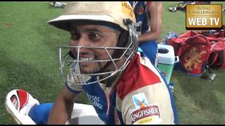 Dilshans funniest interview at RCB team practice [upl. by Haidabez559]