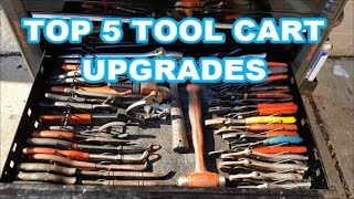 TOP 5 TOOL CART MODS Snap On KRSC326 Musthave modifications for a ToolCart [upl. by Ahseneuq]