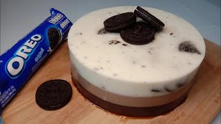 Puding Lapis Oreo Milo Coklat Chocolate Oreo Milo Layered Pudding [upl. by Mansur106]