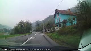 DRIVE 1373 BorSlatinaKlokočevac Serbia timelapse 4x Read Description [upl. by Odnalref999]