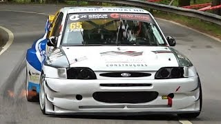 600Hp Ford Escort Cosworth  Explosive Turbo Sound amp Flames  Falperra 2018 [upl. by Nealey273]