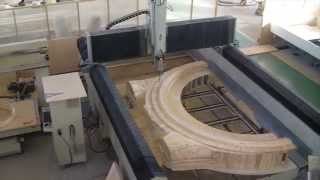 3axis 5axis cnc wood moulder router [upl. by Hinda]