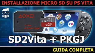 Come installare una Micro SD su PS Vita SD2Vita  PKGJ Guida completa 2021 [upl. by Hosea]