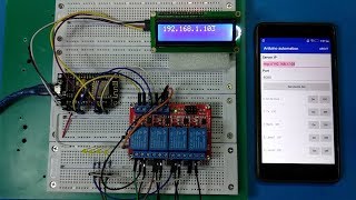 NodeMCU home automation demo [upl. by Nihahs]