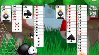 Spider Solitaire Hard Mode Worldwinner [upl. by Simdars]