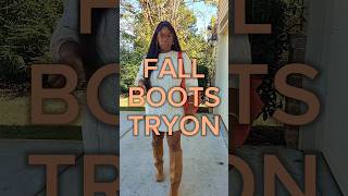 Fall Boots Try On KNEE and ANKLE Approved amazon fallfashion [upl. by Tori640]