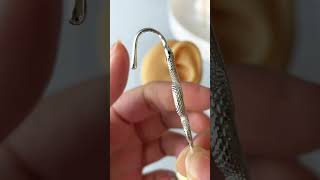 How to wear our serpent helix hook earring jewellery earrings accessories fyp [upl. by Cirded512]