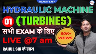 Hydraulic Machines  hydraulic turbine fluid mechanics  short revision for SSC JE  State AND PSUs [upl. by Gylys]