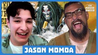 Jason Momoa Says He quotCan Definitely Seequot Him Playing Lobo In DC Universe 🎅🏻  The Movie Dweeb [upl. by Clayson]