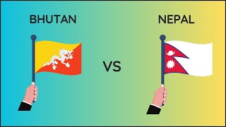 Bhutan vs Nepal Comparison 2023 [upl. by Sorgalim]