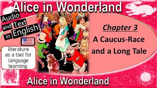 Alice in Wonderland  Chapter 3 – A CaucusRace and a Long Tale  Audiobook with Subtitles [upl. by Cleveland]