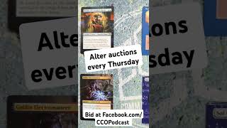 Altered Art MTG auction May 30 Sauron Lord of the Rings  EDH  Commander cedh edh mtg [upl. by Airol]