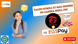 Paano Bumili ng Garena Shells sa EGSPay [upl. by Ameg]