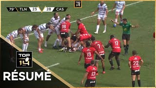 TOP 14 Saison 20242025 J02  Résumé RC Toulon  Castres Olympique [upl. by Natsyrt]