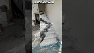 Escaliers en marbre blanc panda interiordesignتركيبالرخامescaliers [upl. by Lang710]