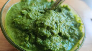 coriander chutney recipe 😋 [upl. by Wooster]