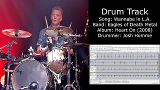 Wannabe in LA Eagles of Death Metal • Drum Track [upl. by Ibson]