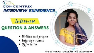 Concentrix Interview Experience  How to answer Concentrix Interview questions  Freshers interview [upl. by Laleb]