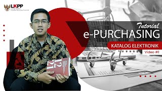 ePurchasing Katalog Elektronik  Part 1 [upl. by Lissak]