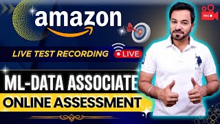 Amazon ML Data Associate Live Test  Amazon ML Data Associate Online Test  ML Data Associate [upl. by Navarro]