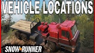 Snowrunner How to unlock DAN 96320 Snowrunner Vehicle Locations [upl. by Adolph498]