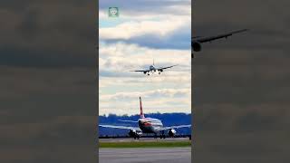 Airbus 319 Crabbing Approach Landing With Cross Winds 24 kn shorts airbus planespotting [upl. by Losiram387]