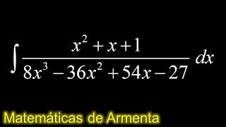 integracion por fracciones parciales ejemplo 42 [upl. by Hiasi]