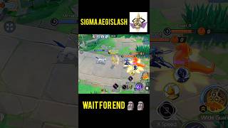 Sigma Aegislash 🗿🤯  Pokemon Unite  Unite Srj Tobi shorts ytshorts pokemonunite [upl. by Arualana]