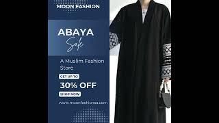 𝐋𝐮𝐱𝐮𝐫𝐲 𝐏𝐫𝐞𝐦𝐢𝐮𝐦 𝐁𝐨𝐫𝐤𝐚 𝐡𝐨𝐮𝐬𝐞  Moon Fashion  Abaya  001 [upl. by Lindie]