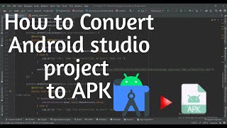 How to convert Android studio project to Apk File Full Guide Android Studio Tutorial With AdizSoft [upl. by Tteragram]