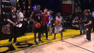 Usain Bolt and Kevin Hart race up amp down the court [upl. by Thomasina]