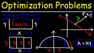 Optimization Problems  Calculus [upl. by Lanrev]