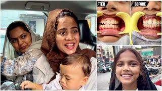 Finally Sunu Molude Teeth Braces Remove Cheithu 😬😍  Mashura  Basheer Bashi  Suhana [upl. by Lacym539]