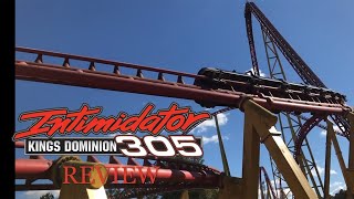 Pantherian Intimidator 305 Kings Dominion Review The Intense Intamin Giga Roller Coaster [upl. by Abbe]