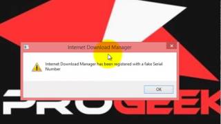 Solve the problem internet download manager has been registered with a fake serial number [upl. by Korenblat]