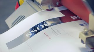 Foiling and Spot UVstyle Print Effects  Matrix Laminating Systems Video [upl. by Ycnaffit27]