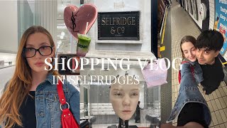 shopping vlog in Selfridges  makeup haul London luxury mall amp more [upl. by Delphina]