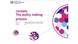 The policy making process [upl. by Konyn]