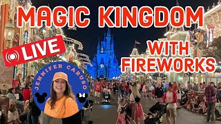 🔴LIVE Magic Kingdom with Fireworks Walt Disney World [upl. by Aihset301]