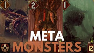 GWENT  202411  Monsters  Arachas Swarm  This deck is a 100  META this season [upl. by Gnahc]