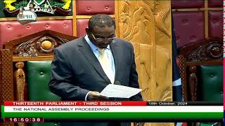 NATIONAL ASSEMBLY  FRIDAY 18TH OCTOBER 2024  AFTERNOON SESSION [upl. by Yennep]