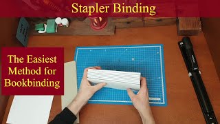 Simple and Quick Bookbinding StepbyStep Stitching of the Book Block For Beginners [upl. by Humfrey]