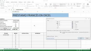 PRÉSTAMO FRANCÉS EN EXCEL CON INTERÉS FIJO [upl. by Alor]