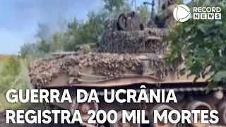 Guerra entre Ucrânia e Rússia registra quase 200 mil mortos [upl. by Cohl]