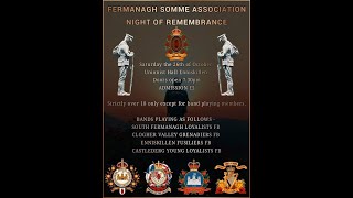 Full Concert Fermanagh Somme Association Night Of Remembrance 261024 [upl. by Haela74]