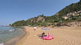 A walk on the Glyfada beach Corfu Greece [upl. by Nivag]