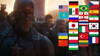 quotAVENGERS ASSEMBLEquot in different languages [upl. by Nosac]