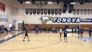 Gabrielino HS vs Garey HS  Varsity Volleyball CIF RD1 DIV 6 [upl. by Elylrac]