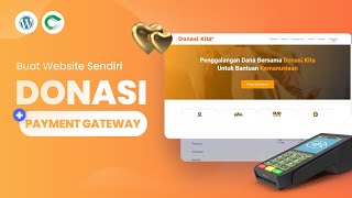 CARA MEMBUAT WEBSITE DONASI DENGAN PAYMENT GATEWAY DARI NOL  FULL LENGKAP [upl. by Malloy]